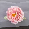 Hair Accessories Girls Handmade Side Clips Silk Flower Beading With Duckbill For Gown Dress Hairstyle Making Tools