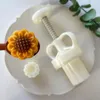Backformen 20g Mini-Sonnenblumenform Mooncake-Form Mungobohnenkuchen Mid-Autumn Festival Home DIY Küchenwerkzeuge Zubehör