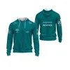 Hoodies masculinos 2024 primavera e outono f1 equipe alonso 14 passeio 18 3d impresso moletom com capuz feminino crianças rua