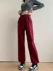 Pantalons pour femmes Style américain Cargo pour femmes automne et hiver coton sergé lâche minceur rétro plissé décontracté