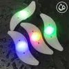 Overige verlichtingsaccessoires Fietswielspaken Licht 3 verlichtingsmodi MTB LED Nachtrit Waterdicht Veiligheidswaarschuwingslampje Fiets Kleurrijke lamp met batterij YQ240205