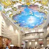 Fonds d'écran grandes peintures murales personnalisées plafond de papier pein