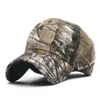 Ball Caps marka męska Cotton Camouflage Hunting Baseball Cap Fishing Tactical Outdoor Camo Peaked Sunshade Hat Kapelusz turystyczny 2024