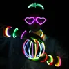 Fluorescence Glow Sticks Necklaces Bracelets Bulk Party Supplies With Connectors For Neon Favors Decor 240126