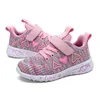 Filles chaussures décontractées maille légère baskets enfants été enfants automne Tenis mignon Sport dessin animé femme course chaussette chaussures 8 240202