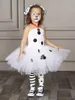 Meisje Jurken Kinderen Halloween Dalmatische Hond Kostuum Peuter Meisjes Polka Dot Verjaardagsfeestje Fancy Dress Kind Dier Cosplay Kleding