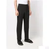 Lssey byxor herrbyxor miyake veckade fickficka avtagbar last designer kläder affärer avslappnad rak ben street stil sport jogging 687