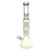 Glass Hookah Bong/Rig/Bubbler Height：19inch with perc add downstem and Glass Bowl GB090