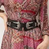 Belts Personality Light Luxury Retro Buckle Elastic Waistband Adjustable European Women's In Stock