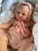 Bzdoll 3Dpaint Skin Reborn Baby Doll med blodkärl 24 tum realistisk mjuk silikon bebe prinsessan småbarn flicka leksak gåva 240122