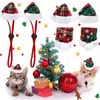 Odzież dla psów 1PCS Cute Pet Caps Christmas Cat Costume Kapelusz Kapelusz Zwierzęta Pielęgnacja Akcesoria