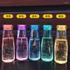 Vattenflaskor 500 ml Transparent glas BPA Gratis kreativ frostad flaska med bärbart repete för repetrant