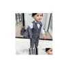 Pakken Vest Blazer Broeken Kinderen Kind Jongens Sets Formeel kostuum Heren Blazers Pak Jongen Kinderen Bruiloft Kleding 221205 Drop D Dhlmr