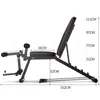 Banc d'haltères multifonctionnel pour hommes, exercice Situps, équipement de Fitness à domicile, presse à oiseaux, chaise romaine 240127