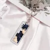 Keychains Jujutsu Kaisen Yuji Itadori Keychain Fushiguro Megumi Cosplay Tvåsidig akrylnyckel Anime Jewelry Fans Souvenir