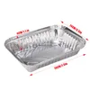 Ferramentas para churrasco acessórios 30x folha de alumínio graxa gotejamento panelas recicláveis grill captura bandeja weber ao ar livre para cozinhar indireto 195 x144x4 dhi9c