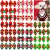 Abbigliamento per cani 10 pz/lotto colorato bowtie fiocchi per capelli decorati cani di piccola taglia papillon collare accessori per toelettatura animali forniture