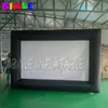 wholesale 10x8m (33x26ft) inflatable movie screen Outdoor and Indoor Theater Projector Screens&Includes blower, Tie-Downs too Storage Bag