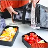 Lunch Boxes Box Food Container Heated Bento For Kids Lancboks Lonchera Meal Prep Thermos Bag Bolsa Almuerzo T200710 Drop Delivery Ho Dheoa