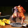 Strumenti 1 Set Antiaderente Pollo Girarrosto Cremagliera Con Ciotola Barbecue Grigliate Cottura Pentole BBQ Accessori Da Cucina Strumento Forno Tacchino