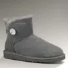 Austrália australiano clássico botas quentes mulheres mini meia bota de neve eua gs inverno pele cheia fofo peludo cetim tornozelo botas tamanho 498