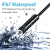 Noenname_Null 3In1 Mini Endoscope Camera Sewer Industrial Piping Inspection Endoscopy Waterproof For Usb Pc Android Type C