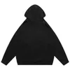 Men's Hoodies Oversized Hip Hop Men Star Printed Grunge Zip-up Hooded Sweatshirts 2024 Streetwear Harajuku Y2K Hoodie Black