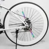 Outros acessórios de iluminação Nova bicicleta à prova d'água falou luz 64LED 30 modos roda flash noite ciclismo legal luz de advertência mtb acessórios de bicicleta sem bateria YQ240205