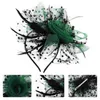 Bandanas Odzież Herbata Party Hat Women's Hair Barrettes Bride Clip nylon fascynator opaska na głowę