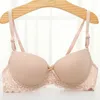 Bras A B Small Chest Size Women Bra Thin Cup Mold Soft Cotton Brassiere Hollow Out Lace Underwear Sexy 34 36 38