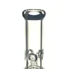 Glass Hookah Bong/Rig/Bubbler Height：19inch with perc add downstem and Glass Bowl GB090