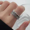 Bagues de cluster YIZIZAI Unique Multi-couche Creux Croix Bague Pour Femmes Mode Géométrique Doigt Personnalisé Parti Punk Bijoux Femme