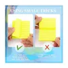 8 Pack -fodrade Sticky Notes 3x3 i ljust styrda Post Stickies Colorful Super Sticking Power Memo Pads Stark lim 240119