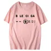 Herrenmodedesigner Balencigas Klassiker 2020 New Food Plan Charity Baumwollpaar Rundhalsausschnitt lockere halbe Ärmel bequemes Marken-T-Shirt