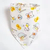 Bibs Burp Cloths Dog Cat Saliva Towel Printed Pet Triangle Small Teddy Pomeranian Scarf Neck Drop Delivery Otoh3