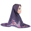 Vêtements ethniques 20pcs Femmes musulmanes Hijab Imprimer Amira Head Foulard Wrap Turban Islamique Foulard Tirez sur prêt à porter des casquettes de châle Niqab