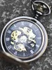 Pocket Watches Plum Blossom Flip Hollow Automatic Mechanical Watch Men And Women Old Shanghai Retro Necklace Pendant