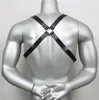 Soutien-gorge Ensembles Gay Rave Harnais Hommes Cuir Poitrine Fétiche Réglable Corps Sexuel Bondage Cage Ceintures Vêtements Pour Nuit Clubwear