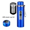 Water Bottles 316 Stainless Steel Thermal 600-1500ml Vacuum Flask LED Temperature Display Large Capacity Insulated Thermos Tea Bottle