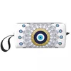 Cosmetic Bags Nazar Evil Eye Mandala Makeup Bag Pouch Men Women Lucky Charms Greek Amulet Toiletry Dopp Kit