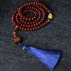 Strand zâmbia lobular jacarandá ábaco contas diy pulseira jogar 0.9 corda de mão masculina e feminina budista artesanato de madeira