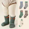 MILANCEL Зимние носки для маленьких девочек, носки для мальчиков с утолщенной подкладкой, 5 пар в партии, 240124