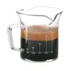 Herramientas de medición MHW-3BOMBER Double Espresso S Glass 2oz Spouts Cup con asa Mini jarras de leche Tazas de café