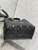 Medium wrinkled patent leather with oversized diamond pattern design handbag
