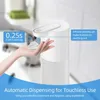 Flytande tvåldispenser badrumstemperatur digital laddningsbar sensor Touchless Hand Sanitizer Machine med automatiskt skum