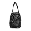 Duffelväskor Weysfor Casual Travel Bag Pu Leather Men Handväskor Multifunktion Stora kapacitet Black Mens Messenger Tote