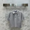 Designer Kvinnokläder Polo Shirt Short Basic Classic Triangle Logo Summer Solid Color Simple Casual Daily Outdoor Wear