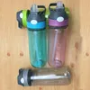 Butelki z wodą 550 ml sport ze słomką Kettle Fitness Outdoor Camp Picnic rower rowerowy