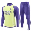 2024 Real Madrid Tracksuits VINI JR BELLINGHAM Futebol Treino Homens Kit Kids MBAPPE PSGES Treinamento Terno Futebol Sportswear Chandal Futbol Survetement Jacket