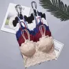 Bras mjuk push up bh kroppsformning sexig blomma spets topp trådlöst plus size brvalette underkläder underkläder full kopp sömlös